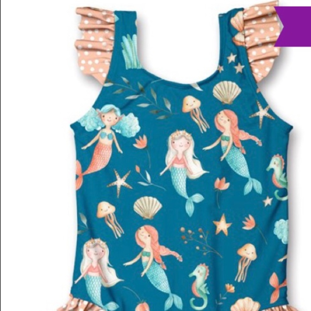 COPY - COPY - Girls size 8 one piece swim suit. New with tags
